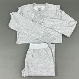 *Merona* Grey Heather Long Underwear Set Size S/P